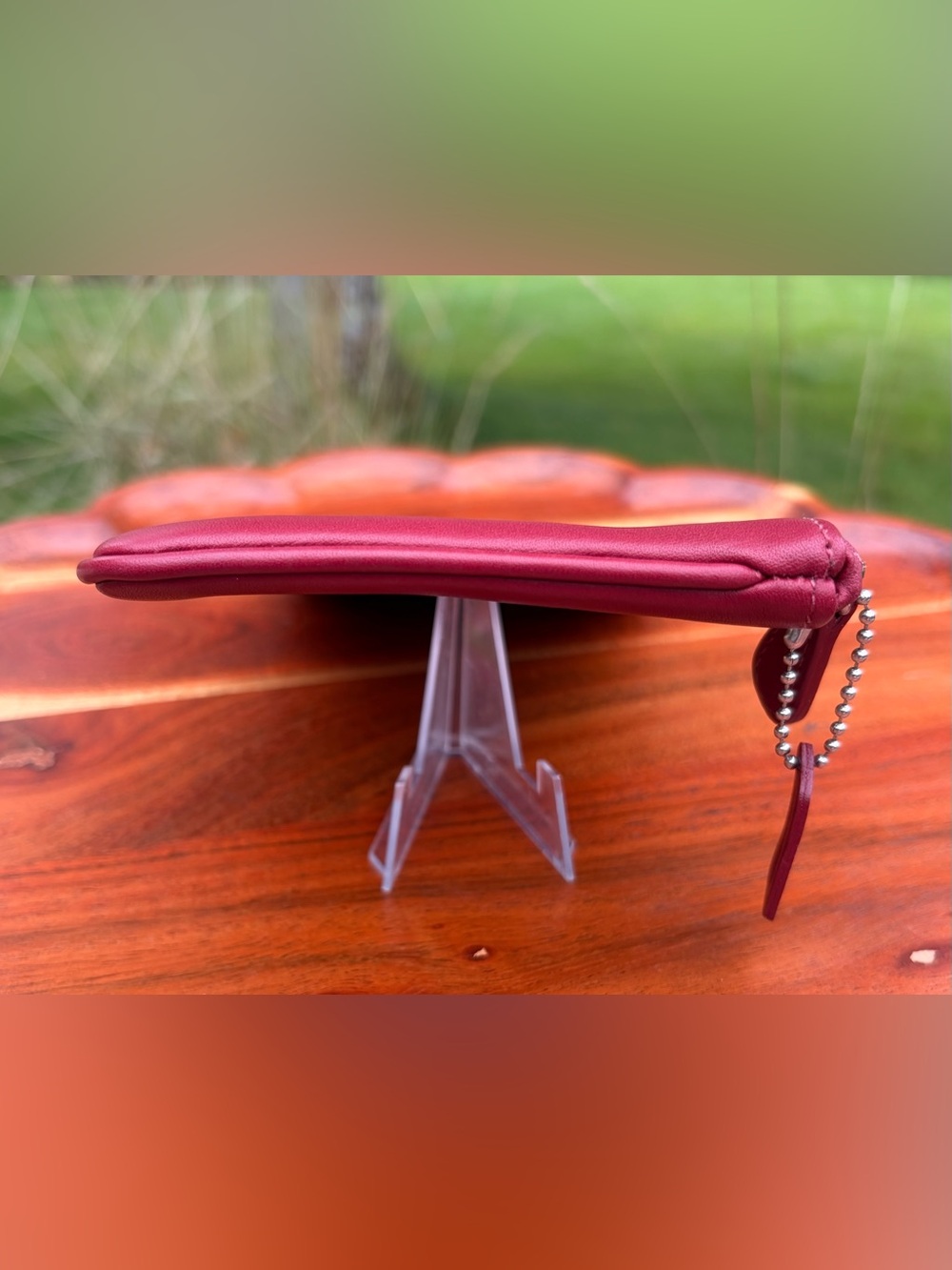 Vintage COACH Skinny Case Red Leather 6990 - Picture 13 of 15